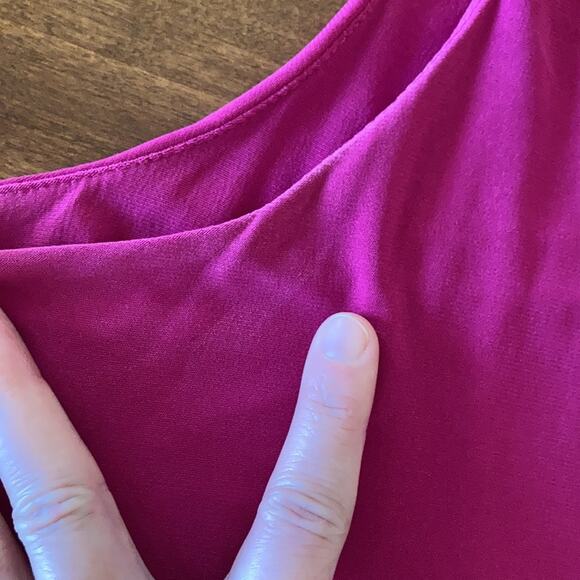 Scarlett Nite Fuschia Stretch Pullover Midi Dress, Size 20W - Picture 11 of 14